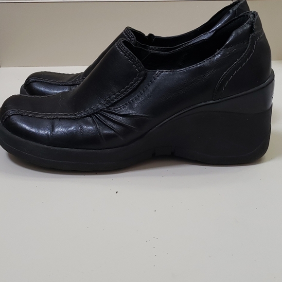 ALDO SHOES Leather Wedge Loafers - Picture 3 of 10